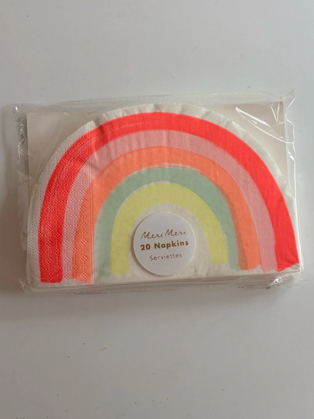 Meri Meri Rainbow Party Tableware Set